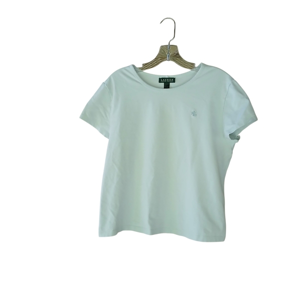 Lauren Ralph Lauren Tops - Lauren Ralph Lauren Mint Green Crew Neck Short Sleeved Tee Shirt Size XL